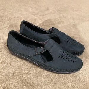 NIB Vintage Dexter Comfort Classic Leather Sandal Shoe Size 8W